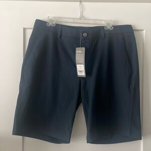Men’s CRZ YOGA Navy Blue Golf shorts sz 36